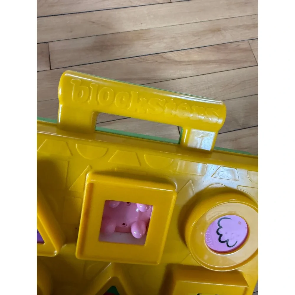 Playskool Blocksters Block Spot Farm Jungle travel case motor development toy‎